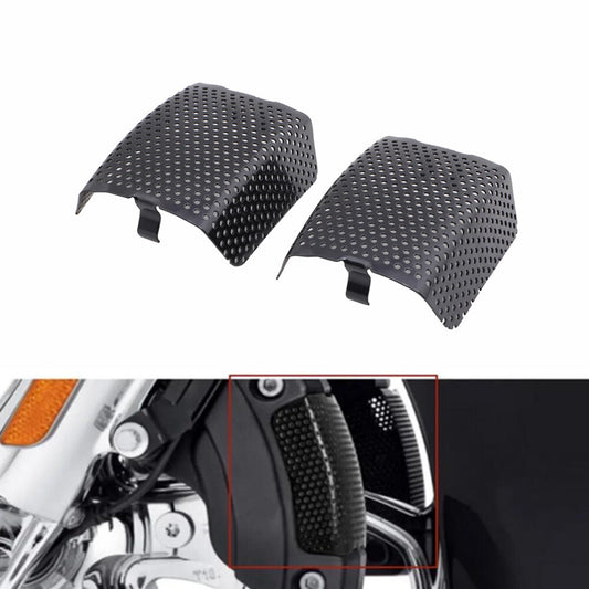 Black Front Brake Caliper Insert Set Cover for Harley Touring Street Glide FLHX Q