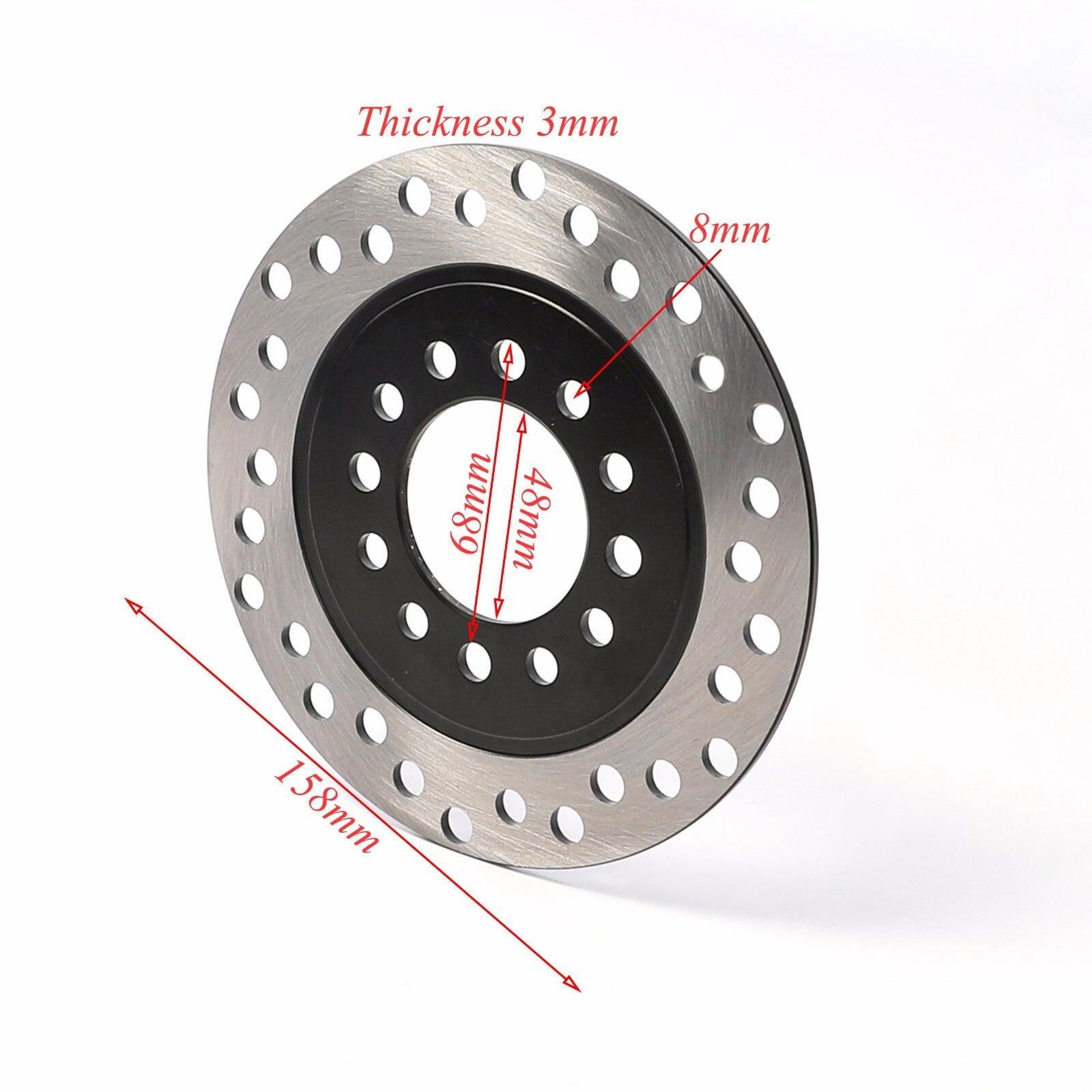 Go-kart rear hydraulic brake caliper master cylinder disc rotor for mini bicycle all-terrain vehicle