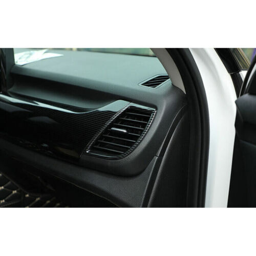 for Honda Accord 2014-2015 Carbon Fiber Front Headlight Lamp Cover Molding Trim v