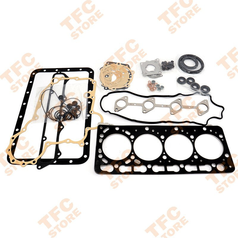 Full gasket set with head gasket for Kubota 1C020-03310 V3300, V3300T, 16 V