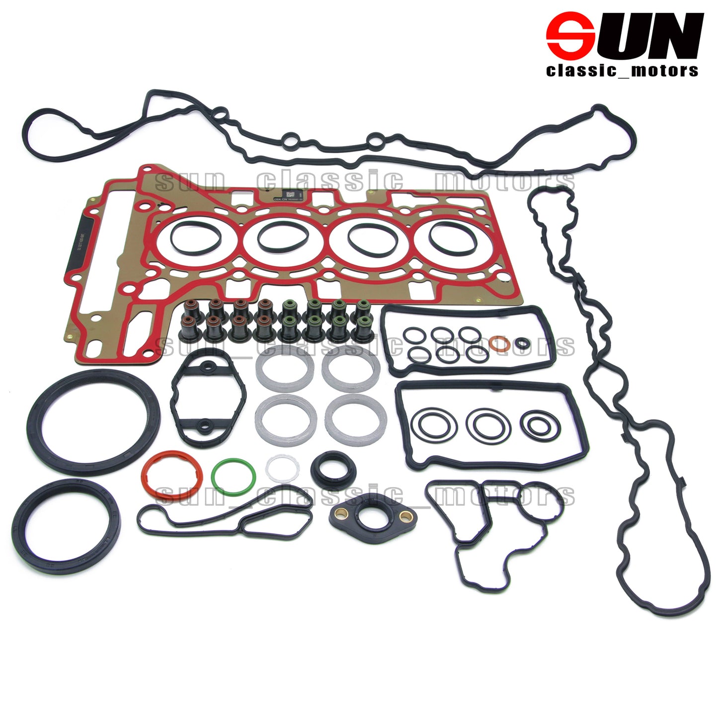10x Pistons Rings Set STD Piston 92mm compatible with M5 M6 E60 E64 B50 5.0 V10 1103 A