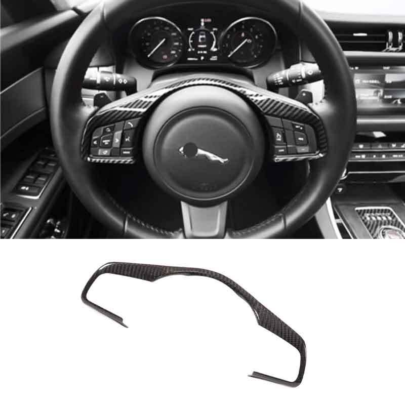 Trim for Jaguar E-PACE Dry Carbon Fiber 2018-2020 Steering Wheel Control Frame