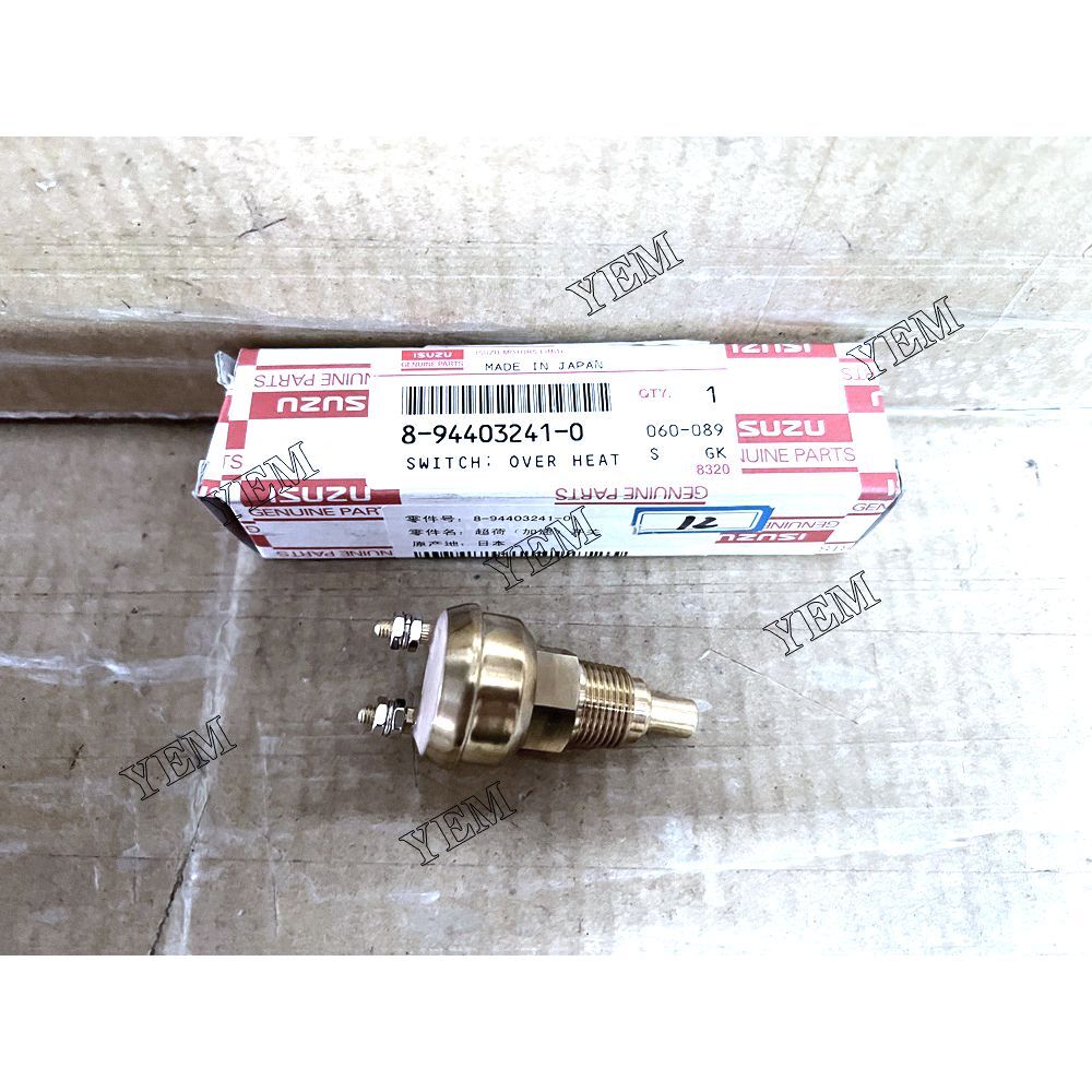 4LE1 Over Heat Warning Switch 8-94403241-0 Fit for Isuzu Diesel Engine Parts.