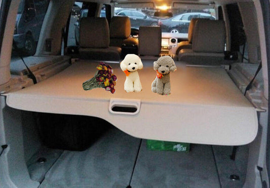 for Land Rover Discovery LR4 2014-2016 Beige Trunk Shade Rear Cargo Cover Shield n