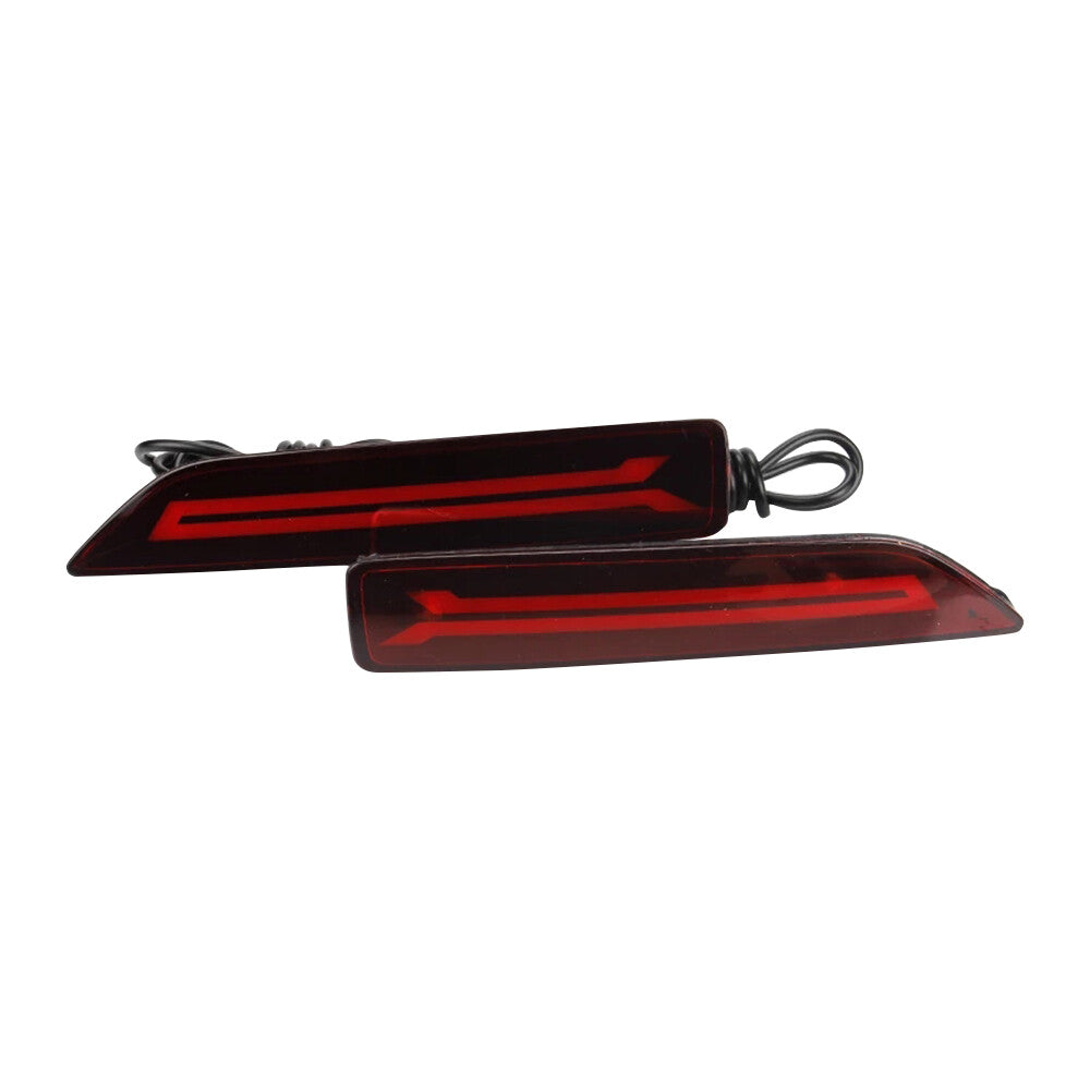 2X Rear Bumper Reflector Brake Light For City 2012-2014 CRV 2007-09 BRV 2015-16 Q