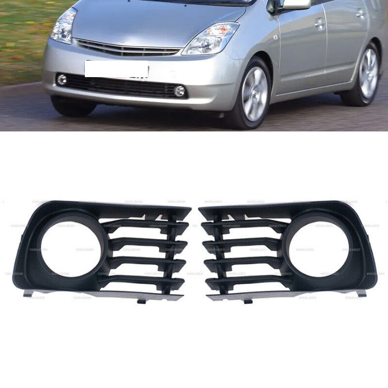 2 PCS for Toyota Prius 2004 2005 2006-2009 Front Bumper Fog Lamp Cover Grille