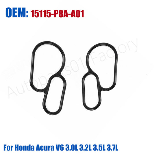 Set of 2PCS Engine Oil Pump O-Ring Gasket for Honda for Acura V6 3.0L 3.2L 3.5L 3.7L