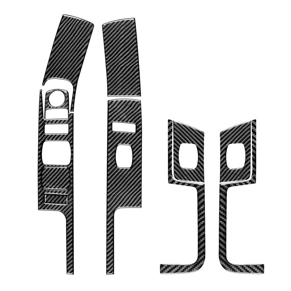 3X Air Conditioner Switch Trim Panel Cover Carbon Fiber for Audi TT 8N 2001-2006 v