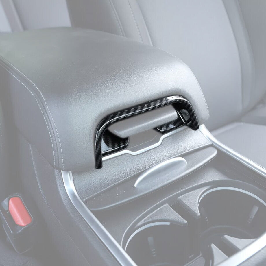 Carbon Armrest Box Switch Cover Trim Accessories for Chrysler 300/Charger 11-23 v