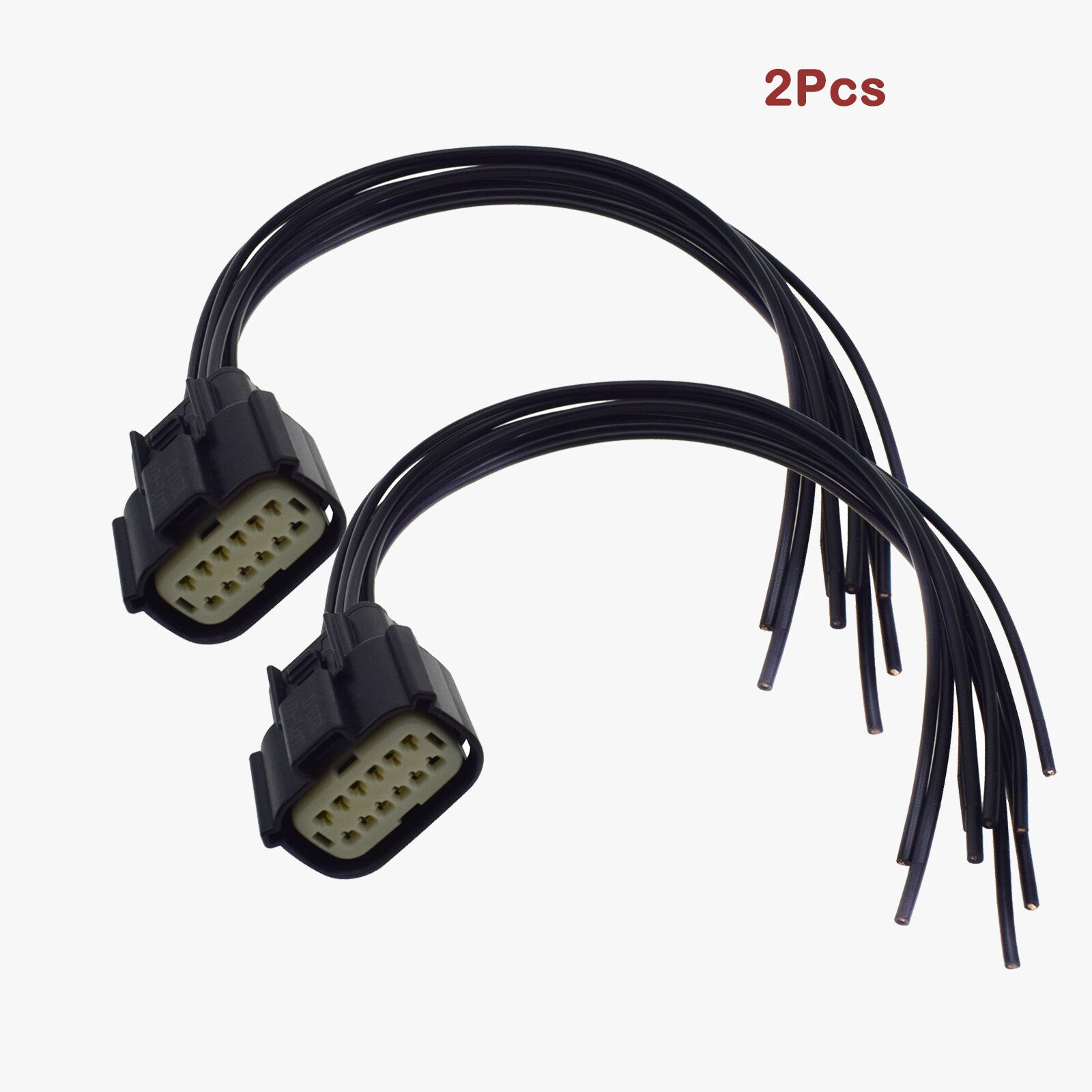 2Pcs Headlight Connector Plug Pigtail 68364272AA for Dodge Charger 2015-2018