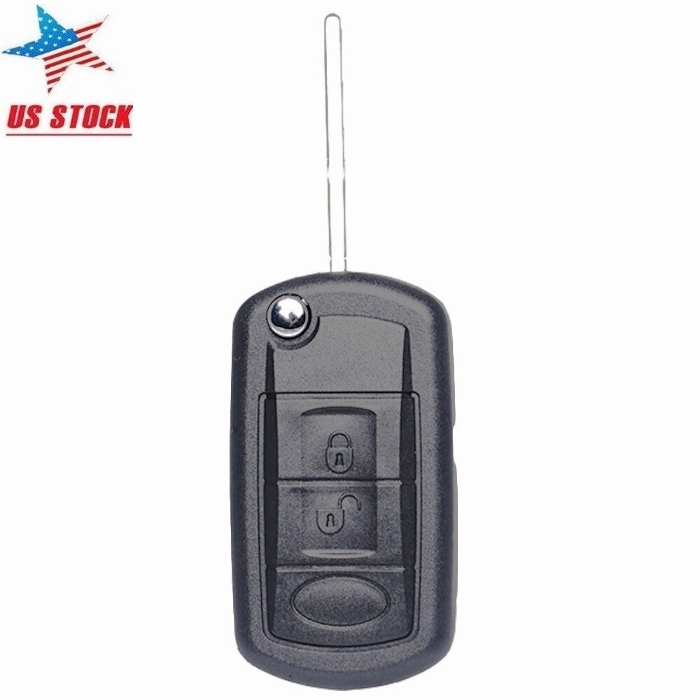 Two remote-controlled flip car keychains for 2006, 2007, 2008, and 2009 for Land Rover LR3 and for Range Rover RRS.