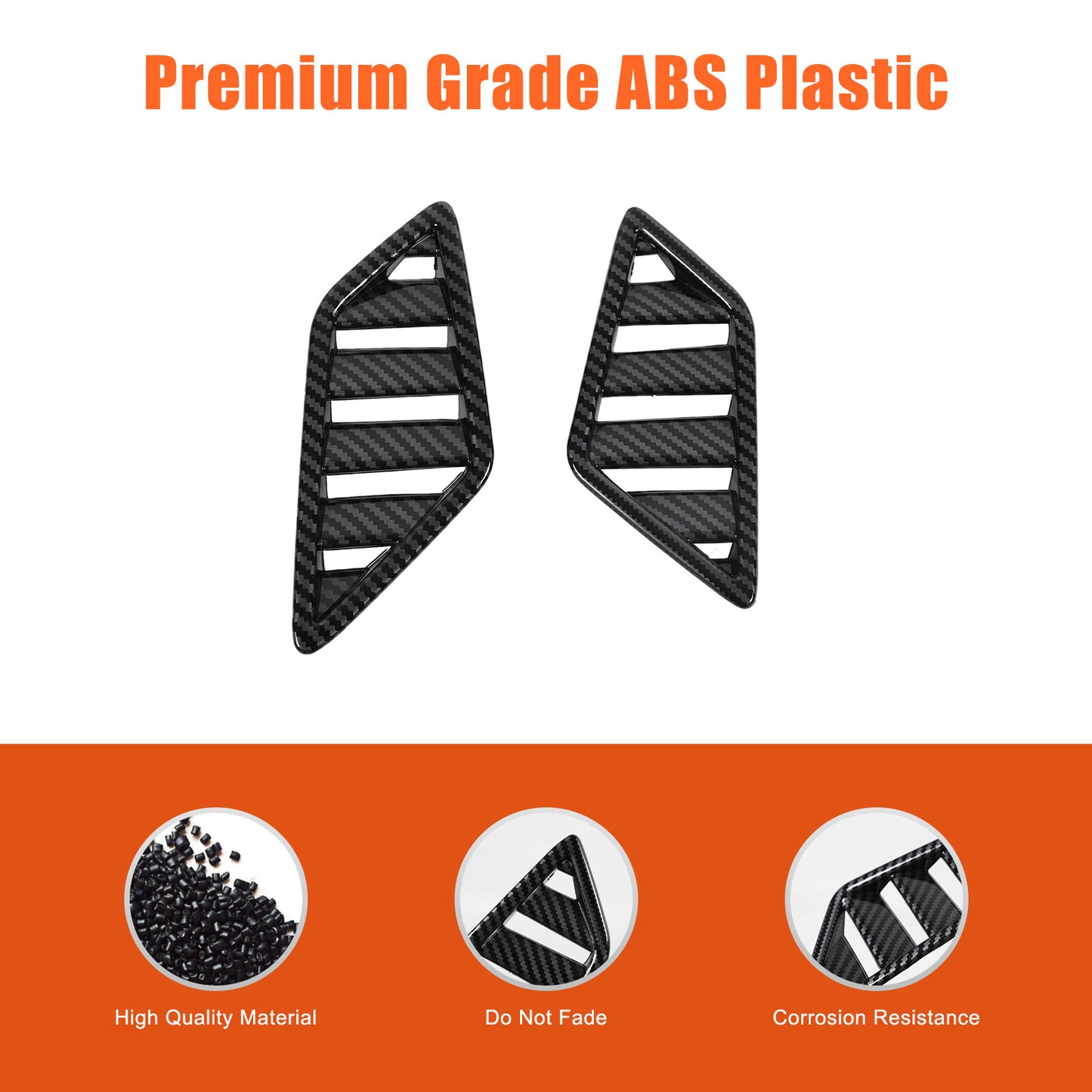 Suitable for 2022-2024 Outlander LHD Carbon Fiber Center Console Vent Trim - n