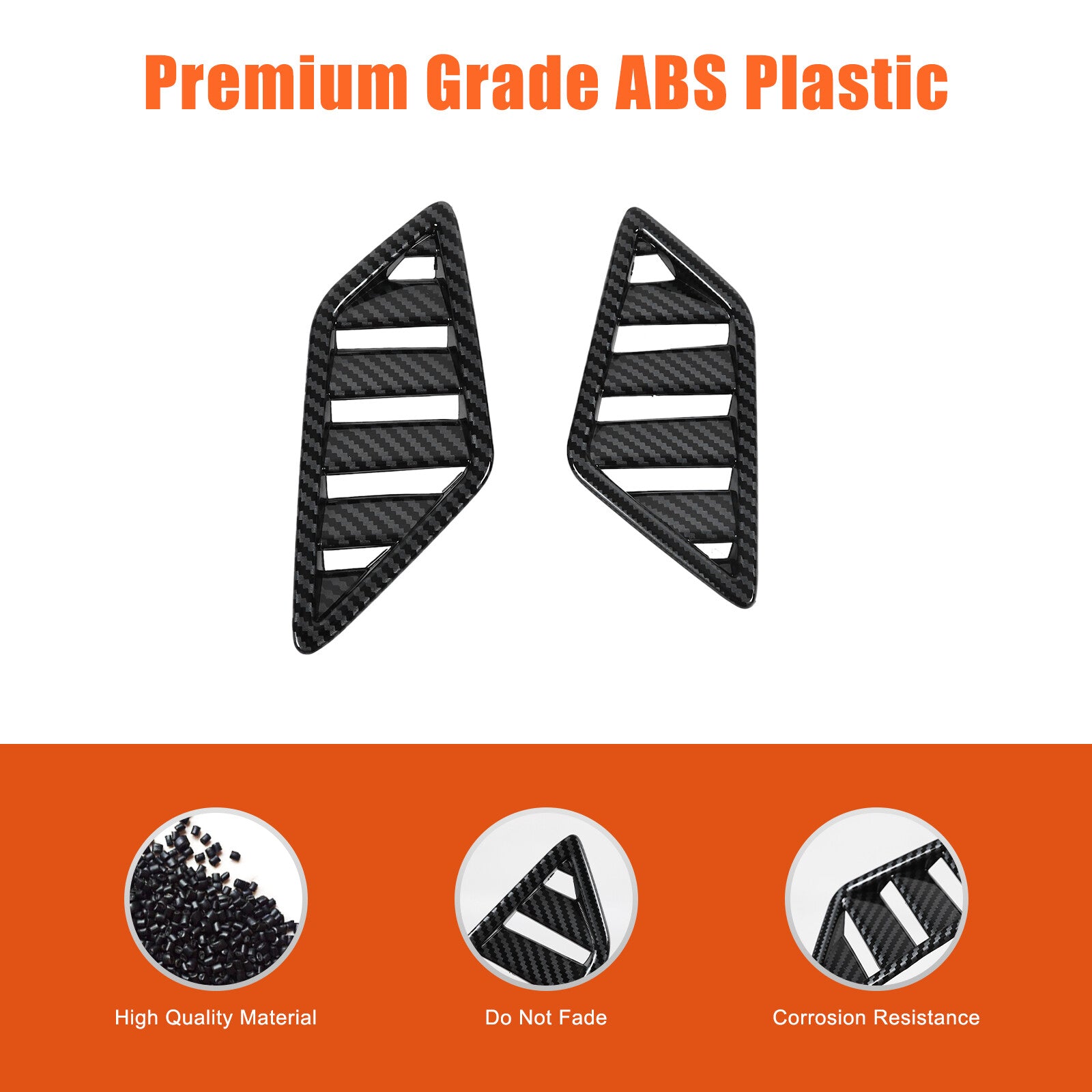 Suitable for 2022-2024 Outlander LHD Carbon Fiber Center Console Vent Trim - n