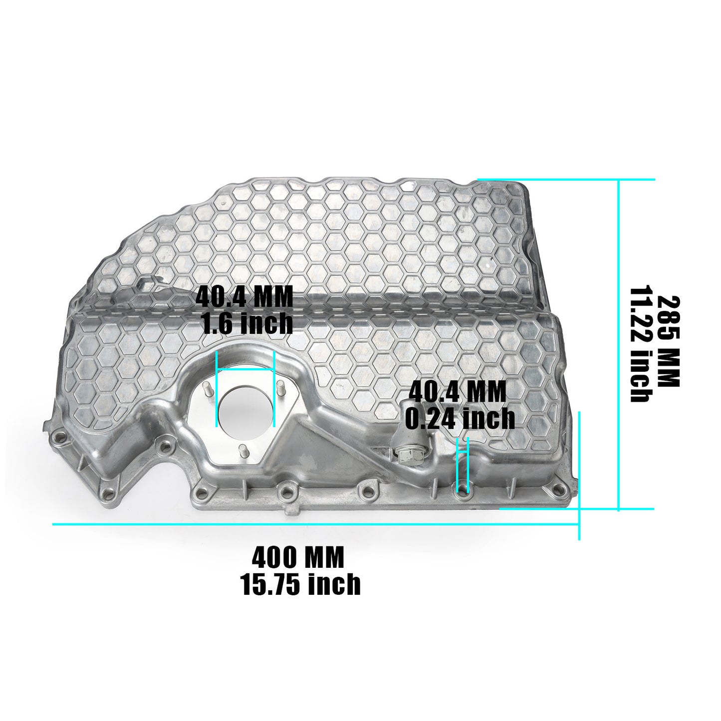 Aluminum lower engine oil pan suitable for Golf 2014-2020, for Tiguan 2018-2023, for Audi A3, Q3- n