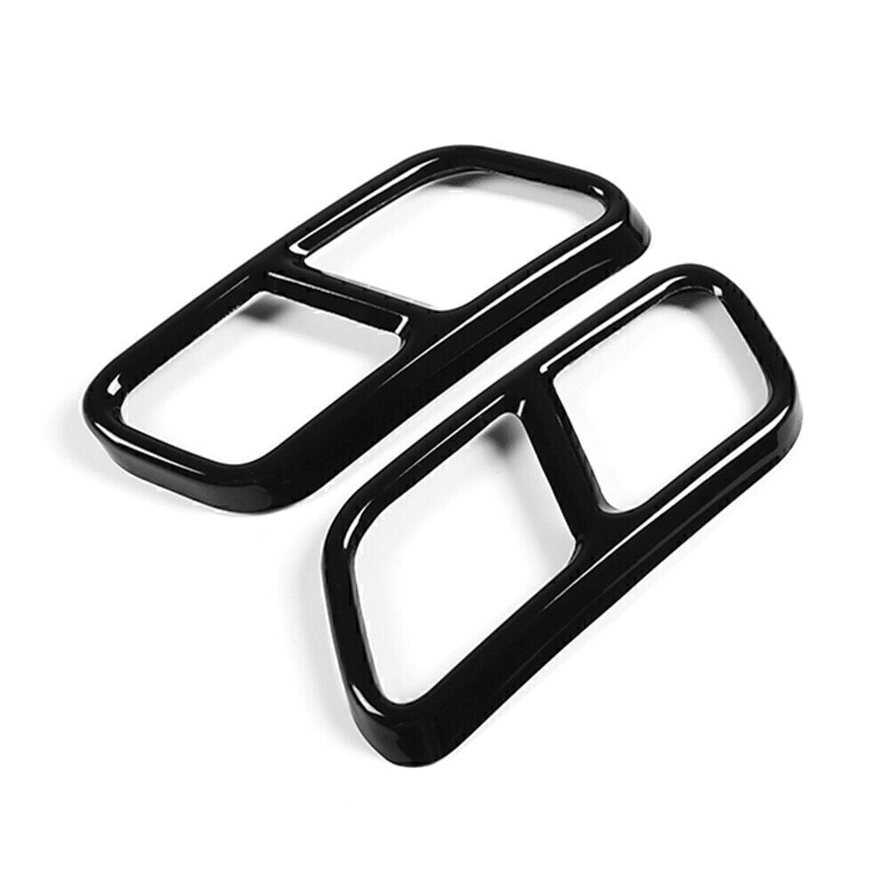 Exhaust Muffler Pipe Tip Tailpipe Cover Trim Fit for Benz S Class W221 W222 2010-17 Q