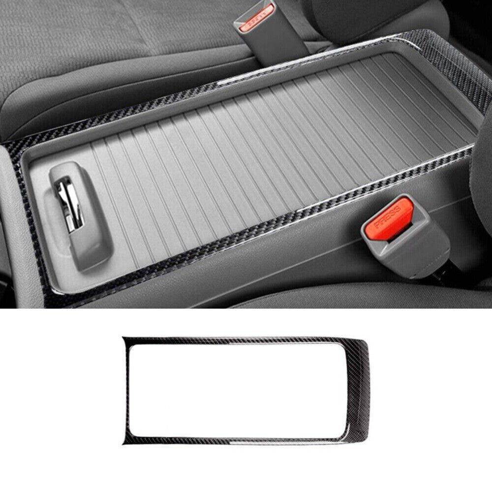 Carbon Fiber Center Cup Holder Frame Cover Trim for Honda CRV CR-V 2012-2014 New n