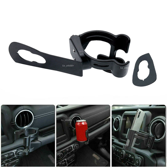 Bottle Mobile Phone Holder Bracket Mount Fit for Jeep for Wrangler JK 2012 to 2018 Q