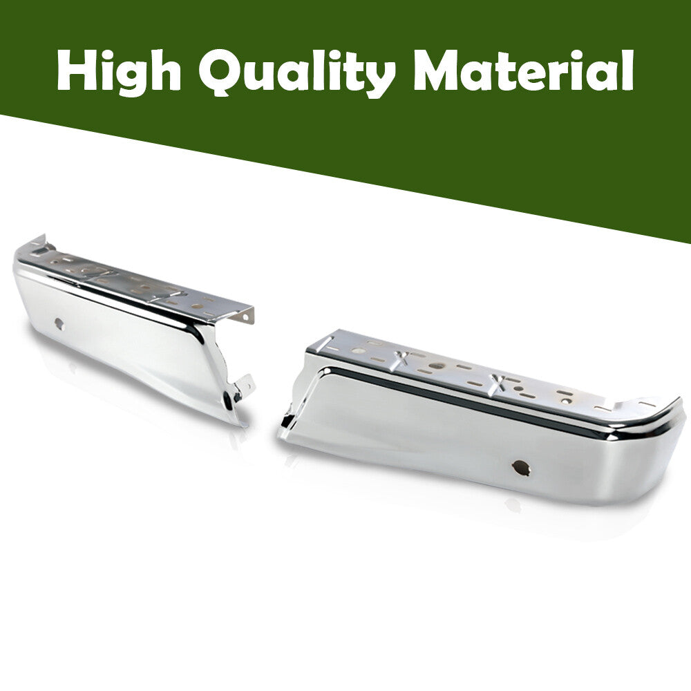 Steel left and right rear bumper ends for 15 - 20 for F150 with Park Brand New - v