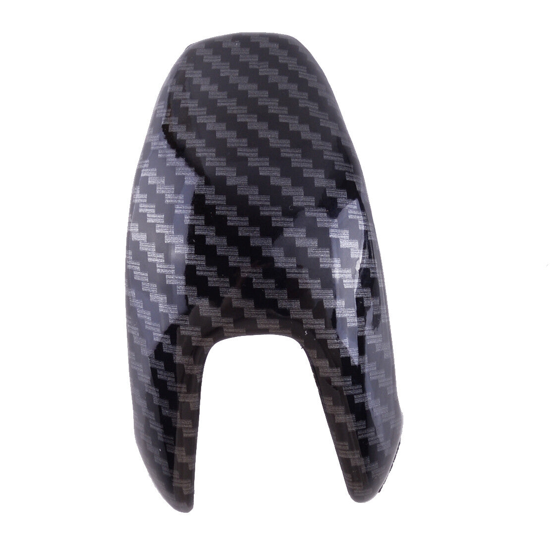 2Pc Carbon Fiber ABS Gear Shift Knob Cover Fit for Escape Kuga 2013-19 v
