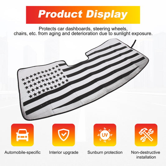 SunShade Windshield Dash Cover Heat Shield for Frontier 2013 - 2021- v