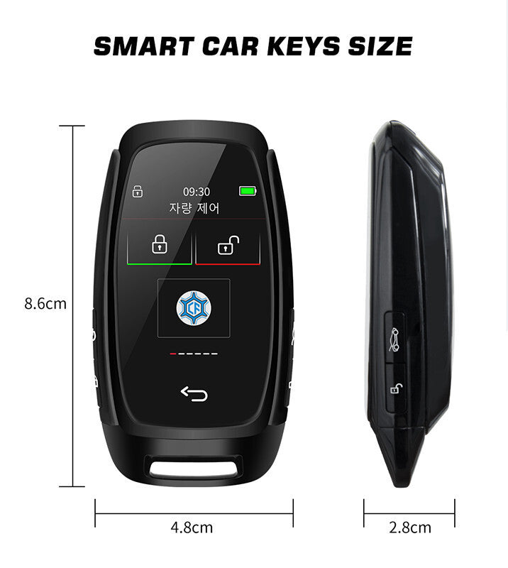 Keyless Remote HD Digital LCD Display Car for Smart Key Touch Screen Anti-scratch