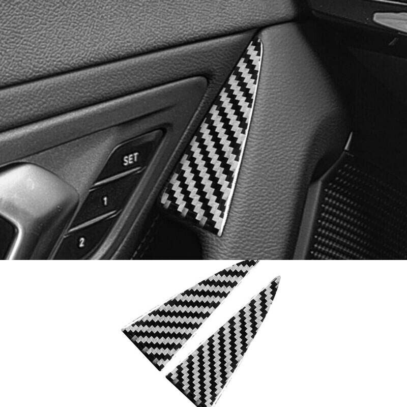 Inner Door Handrail Triangle Real Carbon Fiber for BMW Z4 G29 2019-22 Cover Trim