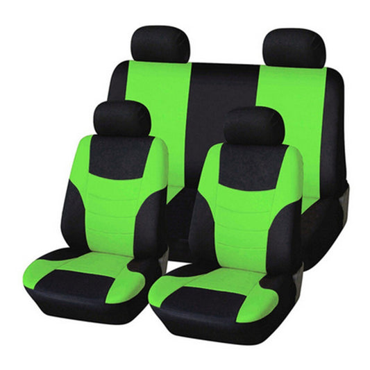 8PCS Car for Seat Covers Green Front Rear Full Set Fit For Auto Interior Accessories n