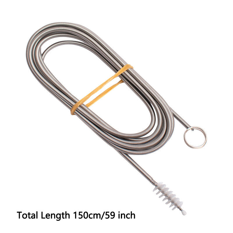 1Pc 150CM Flexible Car Drain Dredge Sunroof Cleaning Scrub Brush Tool Accessory