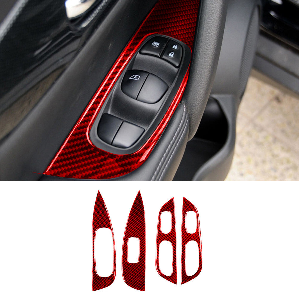 for Corvette C6 2005-2007 Carbon Fiber Central Storage Box Cover Trim v