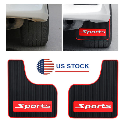 2 Pcs Sports Mud Flaps Mudflaps Splash Guards For Car Pickup for SUV Truck Universal