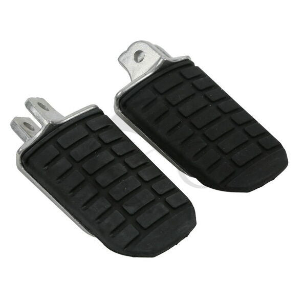Black Front Driver Footrests Footpegs Pedals for Honda Goldwing GL1800 2001-2021