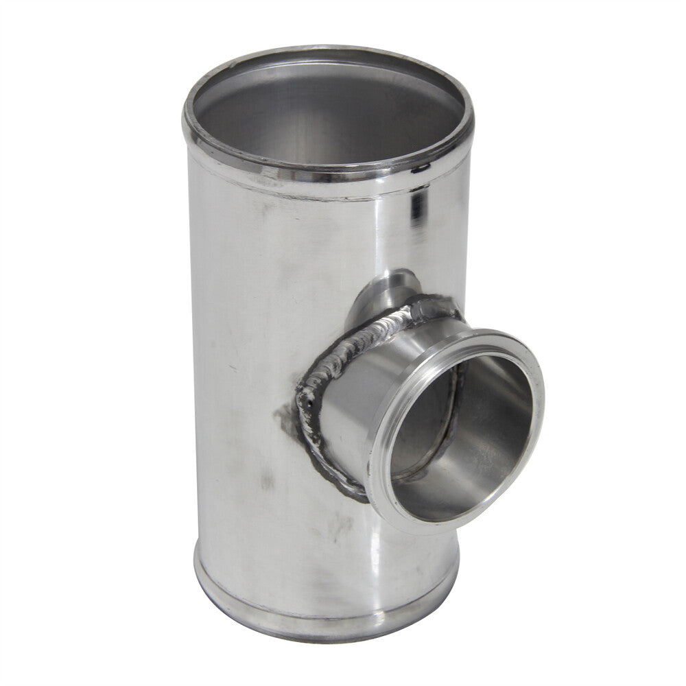 Universal 50mm V-band BOV Flange 3.0 Tube Pipe Blow off Valve Turbo Silver