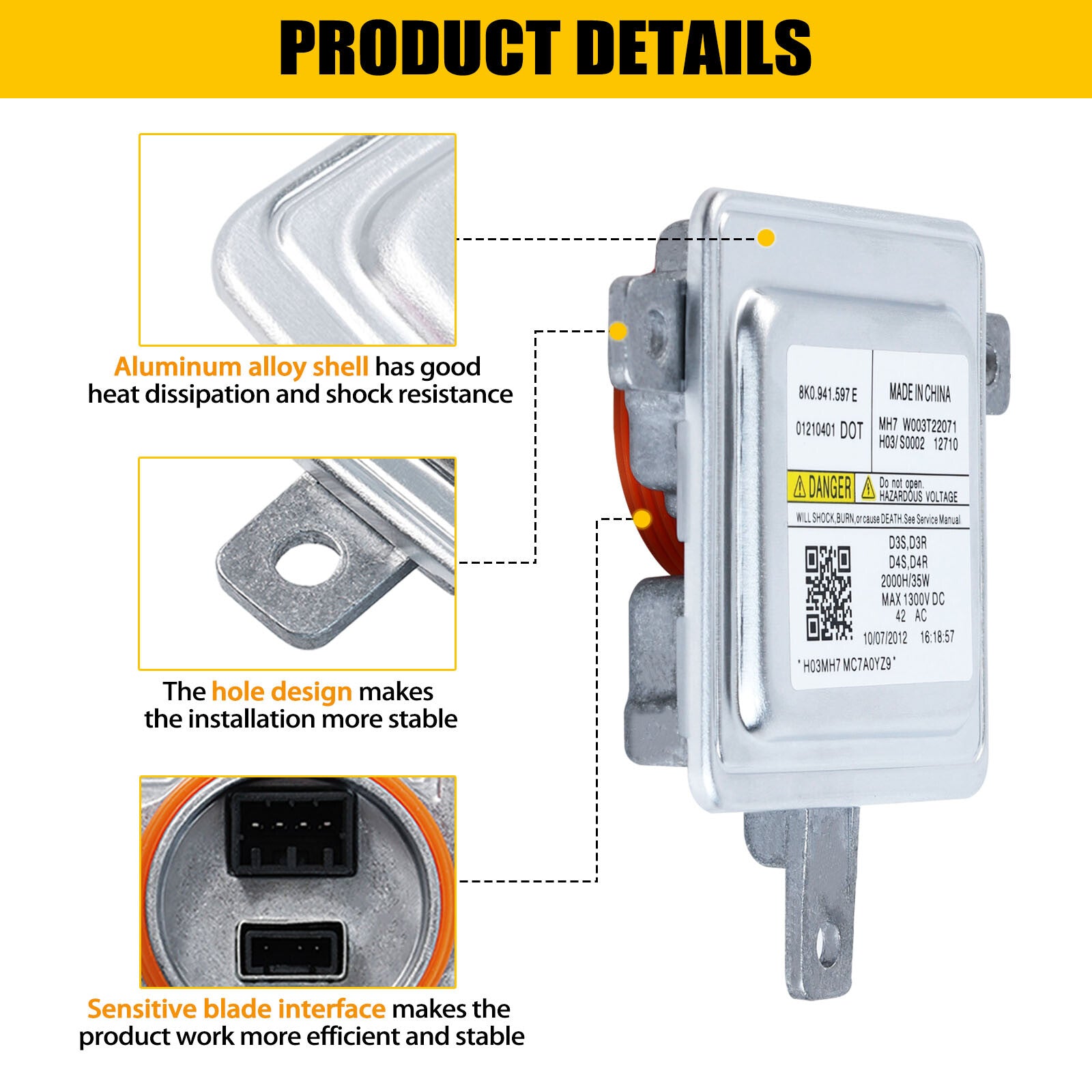 for Audi A1 A3 for A4 for A5 A7 for A8 Q3 Q5 for VW HID Xenon Bulb Headlight Control Unit Module Q