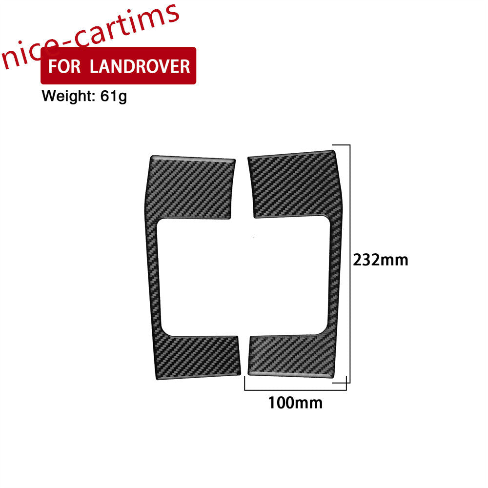2¡ÁCarbon Fiber Side Air Vent Outlet Panel Cover For LR for Range Rover Sport 2014-17