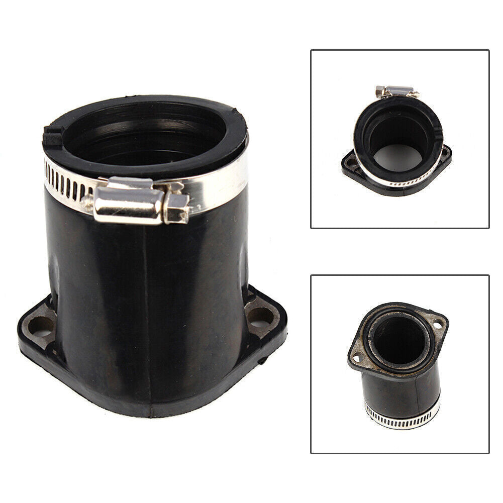 Carburetor Intake Manifold Rubber Boots Adapter for Kawasaki KVF400 Prairie Q