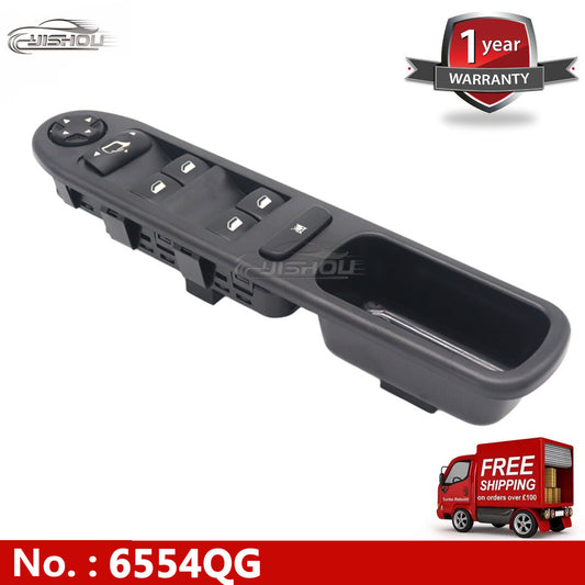 Electric power window master control switch is applicable to for Peugeot 207 and for Citro?n 6490.EH