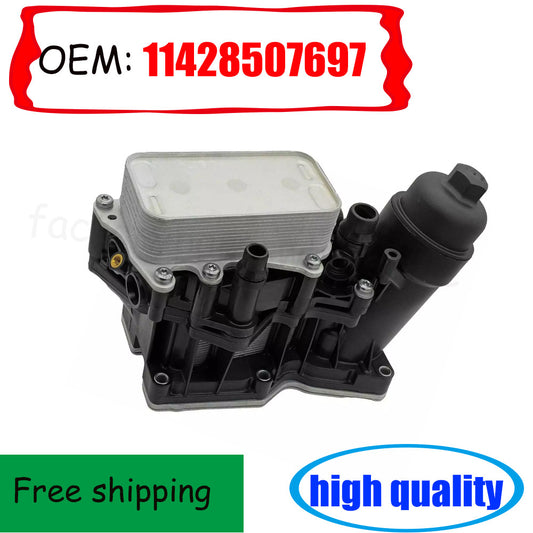 New Oil Filter Housing For 1 3 4 5 X3 X5 F30 F10 E90 11428507697 n