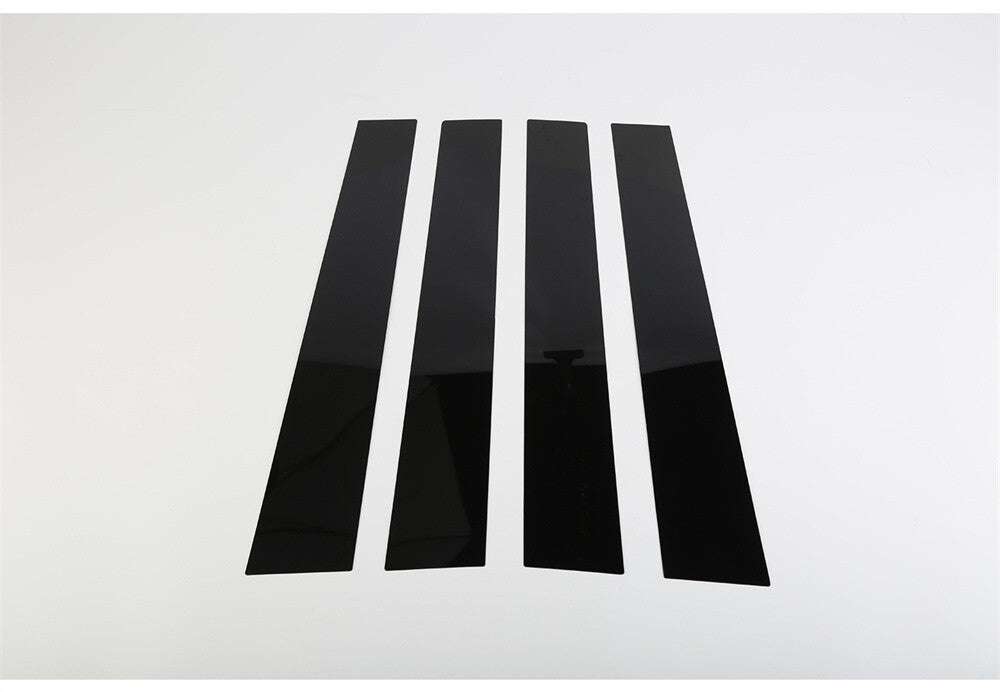 4¡ÁPVC Black Door Window Pillar Post Decal Sticker Cover For Toyot@ 4Runner 2010+