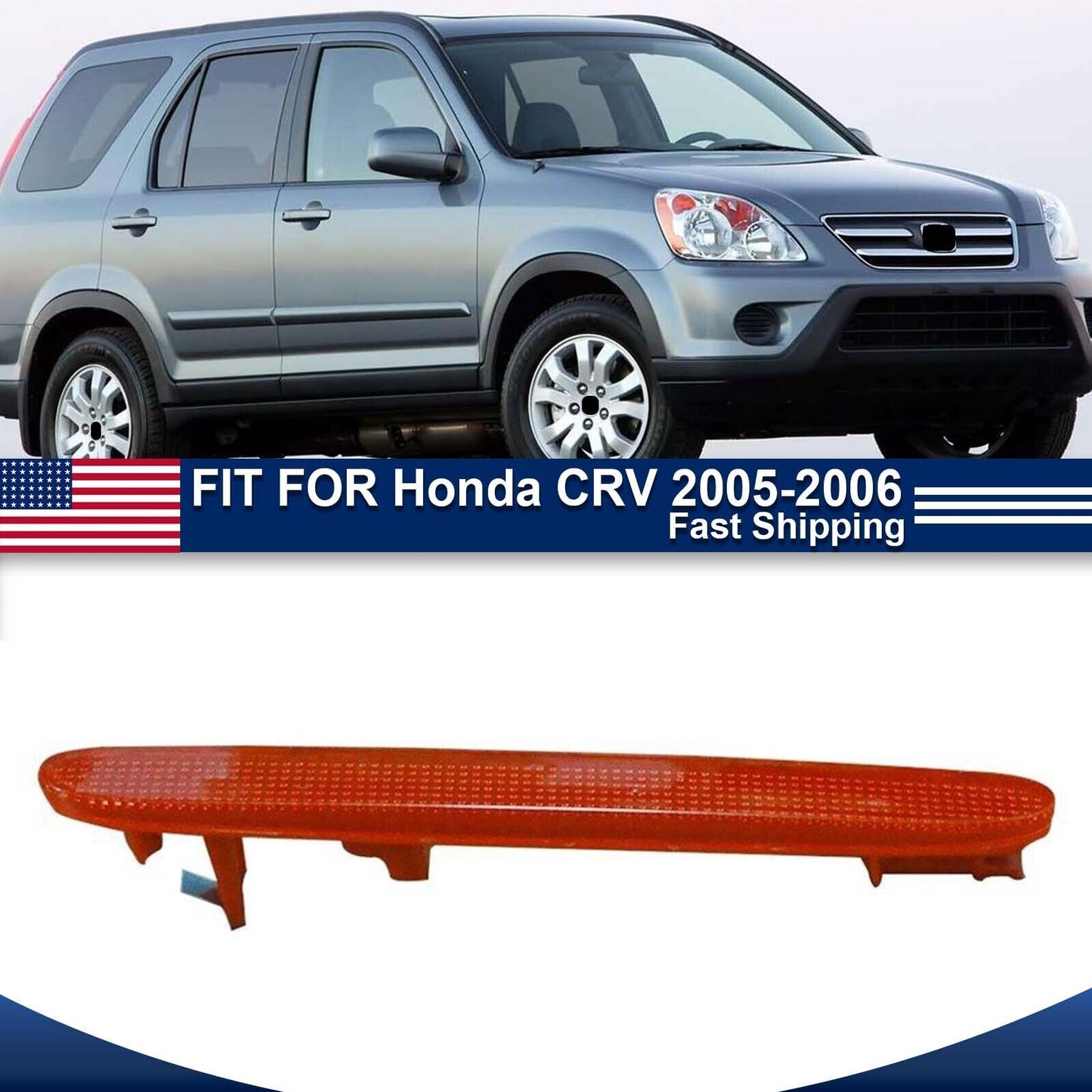 Fit for Honda CRV CR-V 2005-2006 Rear Bumper Reflector Light Right Tail Bar Lamp Q