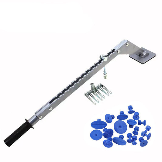 Car Dent Removal Tools,Portable Multi Hook Pull Up Bar, Single Leg Leveling Bar v