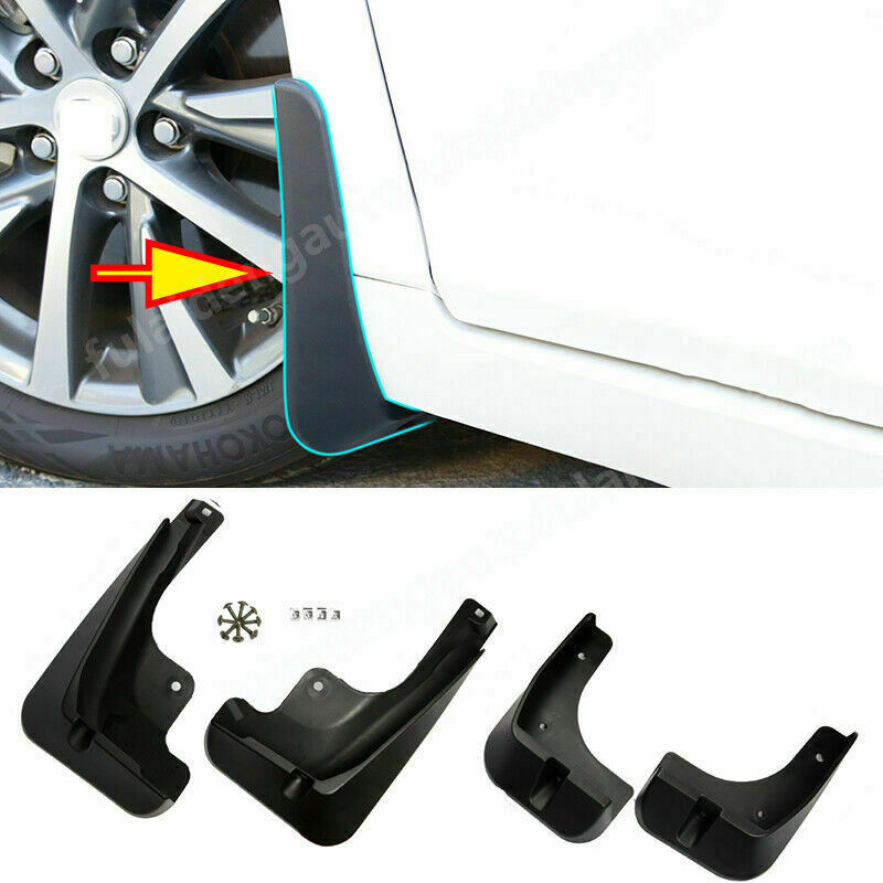 for LEXUS ES350 ES300H 2019-2022 Black Car Mud Flap Splash Guard Fender Mudguard