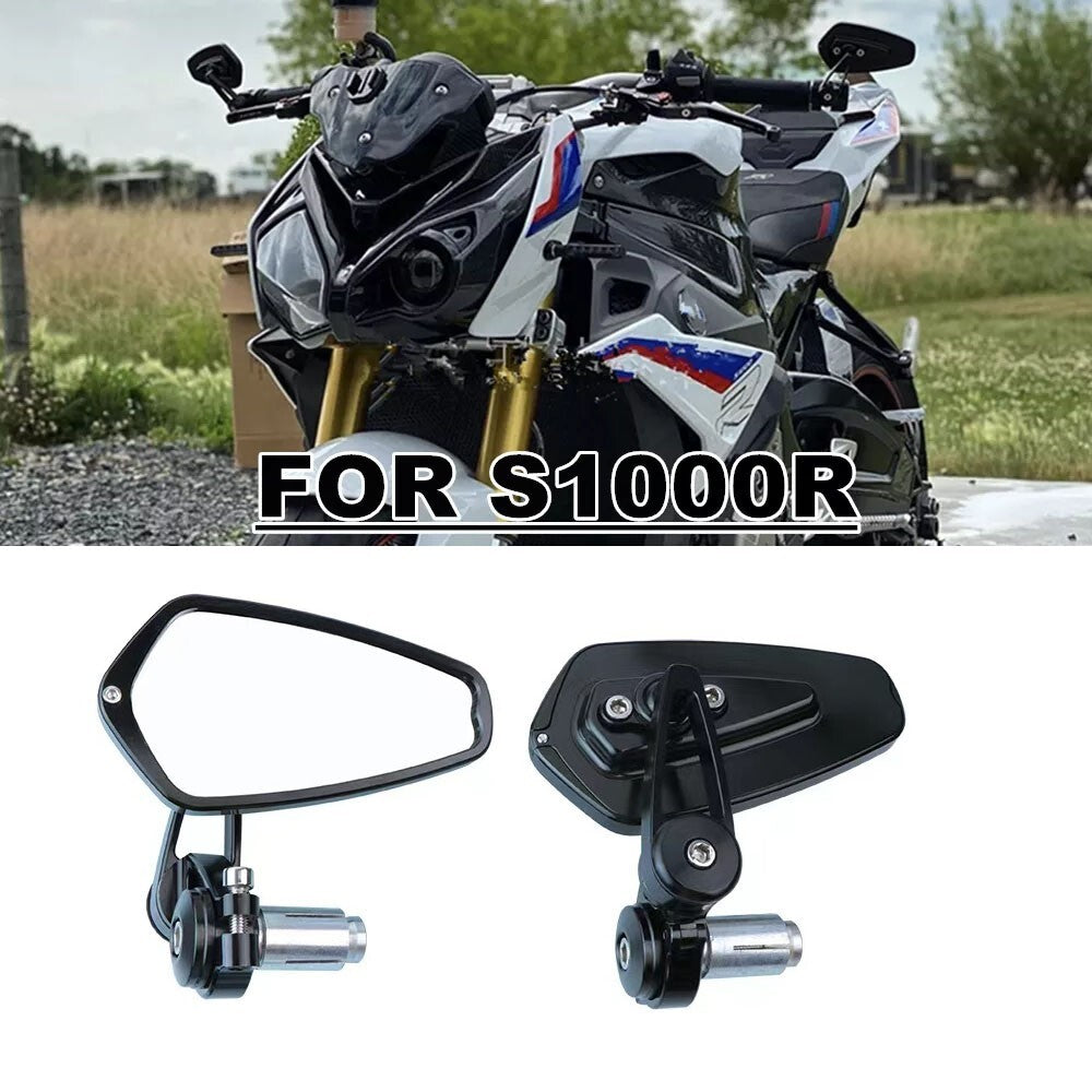 for BMW S1000R Motorcycle handlebar end mirror CNC aluminum handlebar mirror