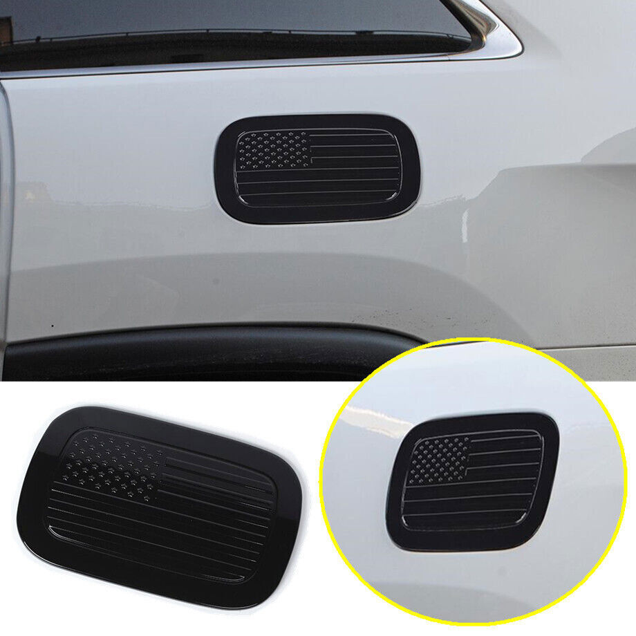 For 2011-2020 for Jeep Grand Cherokee Black Look Fuel Tank Cover Door Gas Filler Cap n
