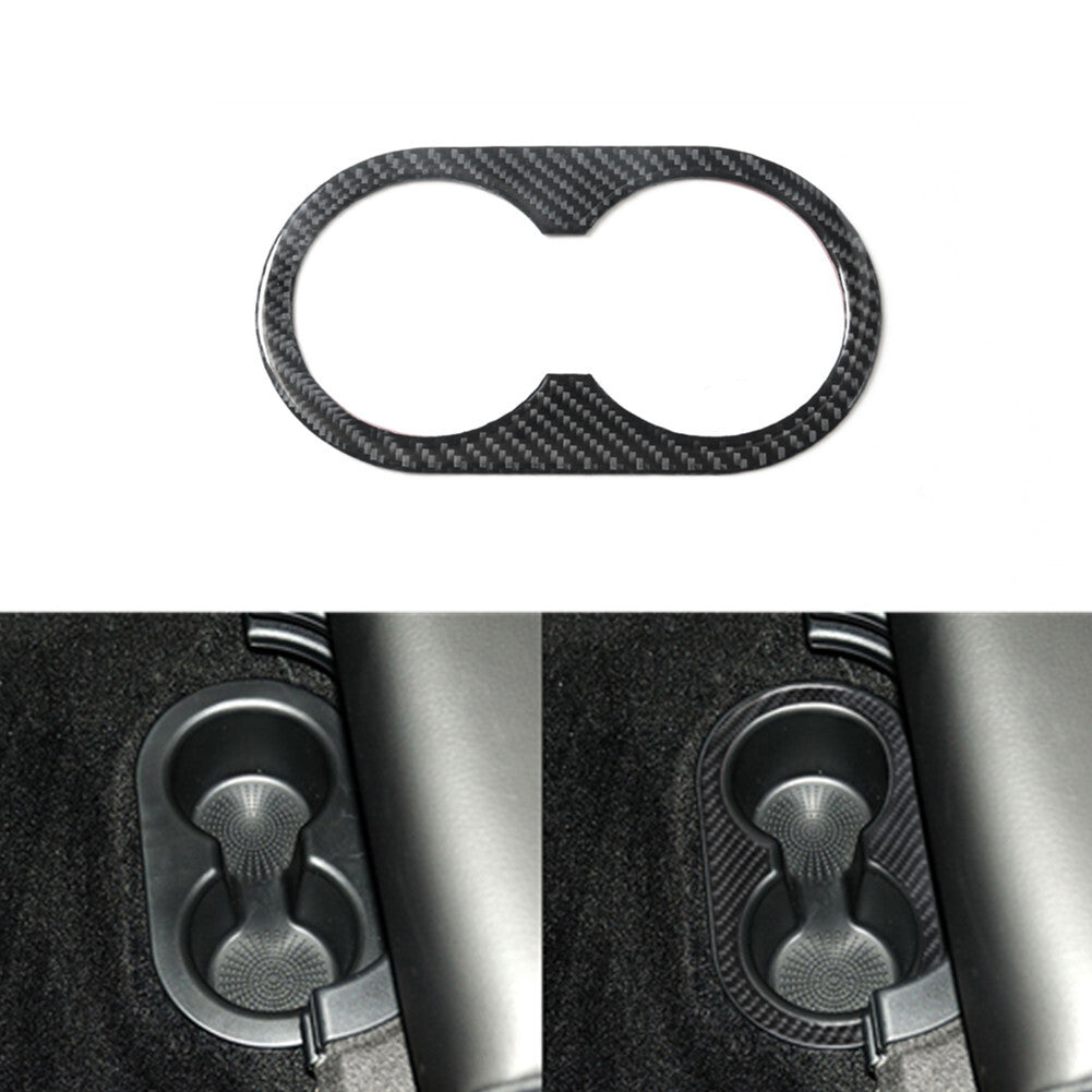Carbon Fiber Dashboard Surround Display Cover Trim for Honda CRV CR-V 2012-2016 v