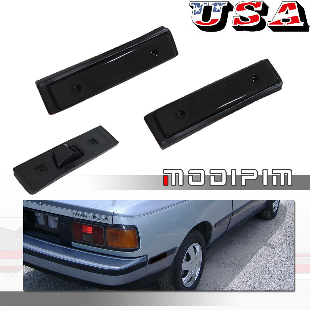 For 86 - 89 for Celica GT GT GTS LH & Right Grip Smoked Rear Fender Side Marker Light Lens - v