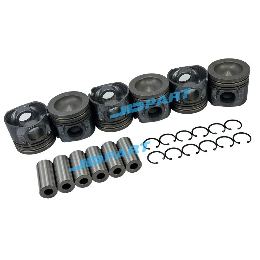 6-piece 3126 piston kit 238-2729 for Caterpillar engine parts -