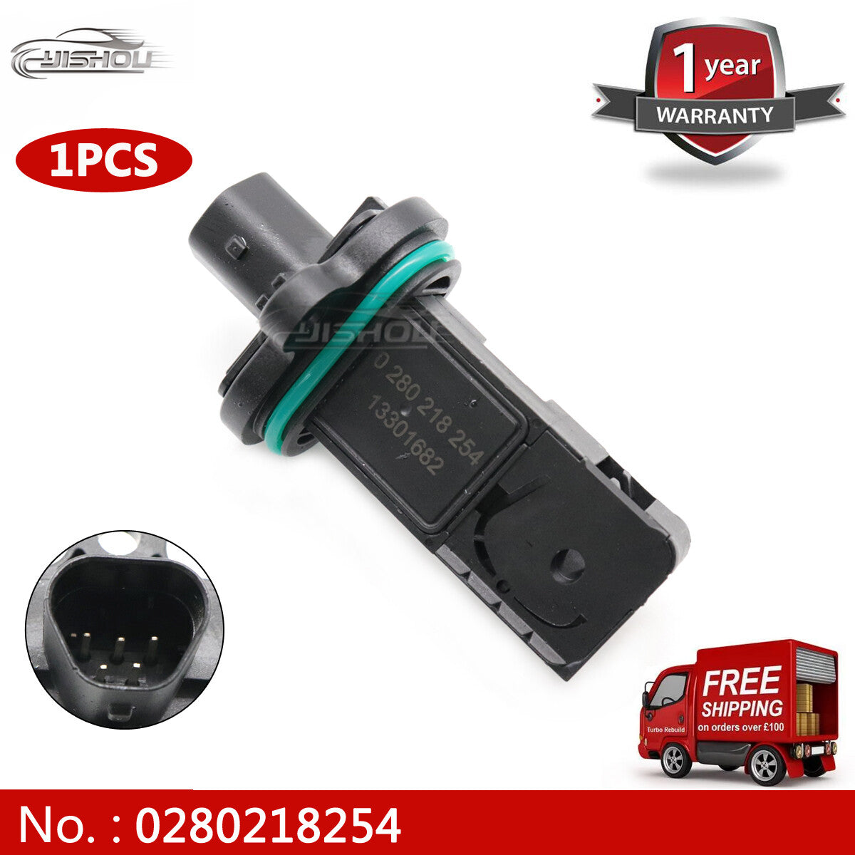 MAF for Volkswagen air flow meter sensor suitable for Chevrolet for Cruze Sonic and for Cadillac ELR 0280218254