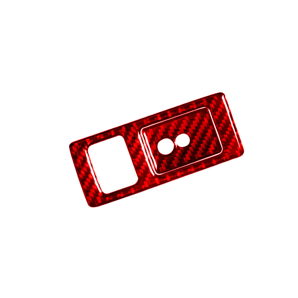 2x Red Carbon Fiber Center Air Vent Outlet Cover Trim for Honda S2000 2004-2009 v
