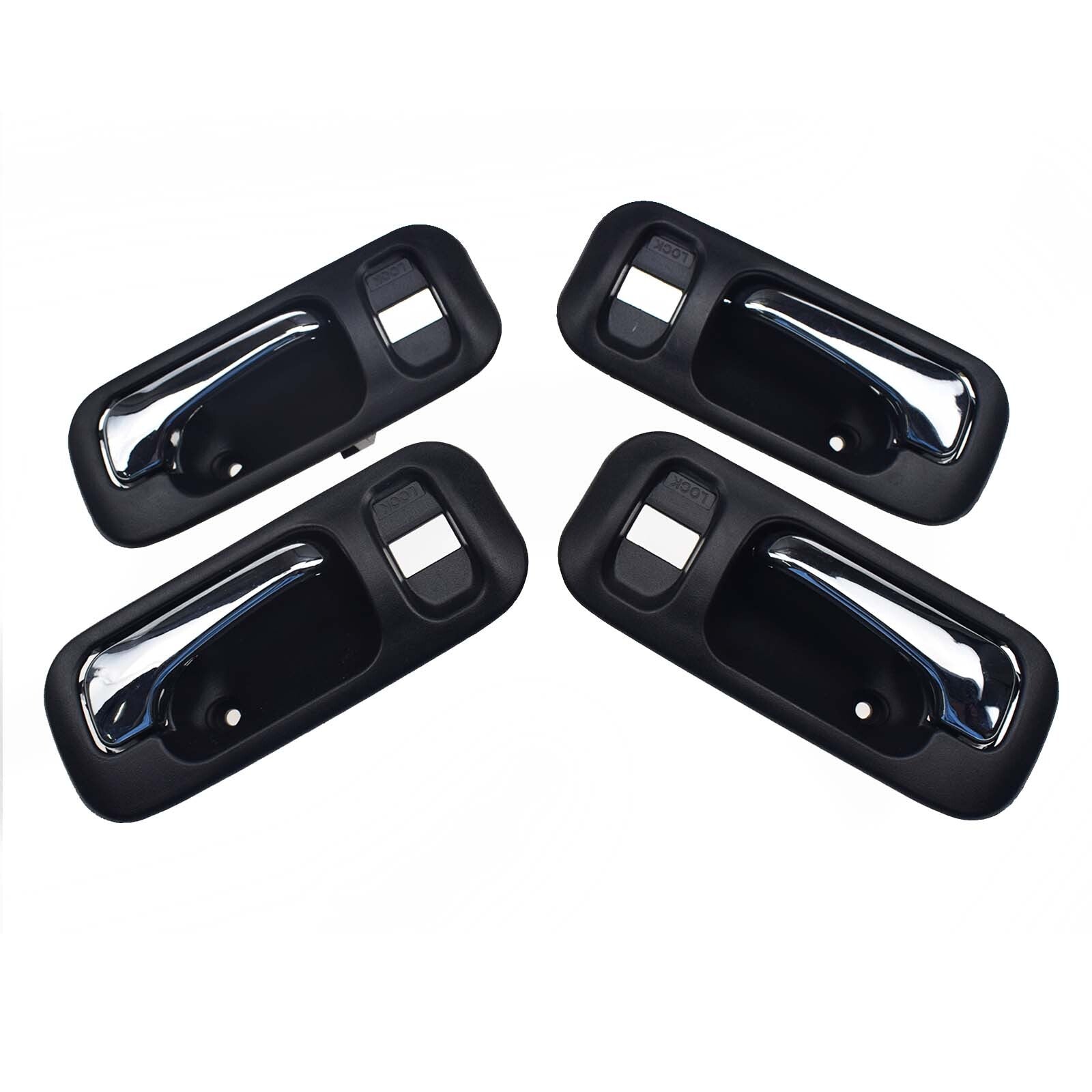 4 PCS Interior Door Handle Front Rear LH RH 72124S10A11ZA For 1997-01 for Honda CR-V