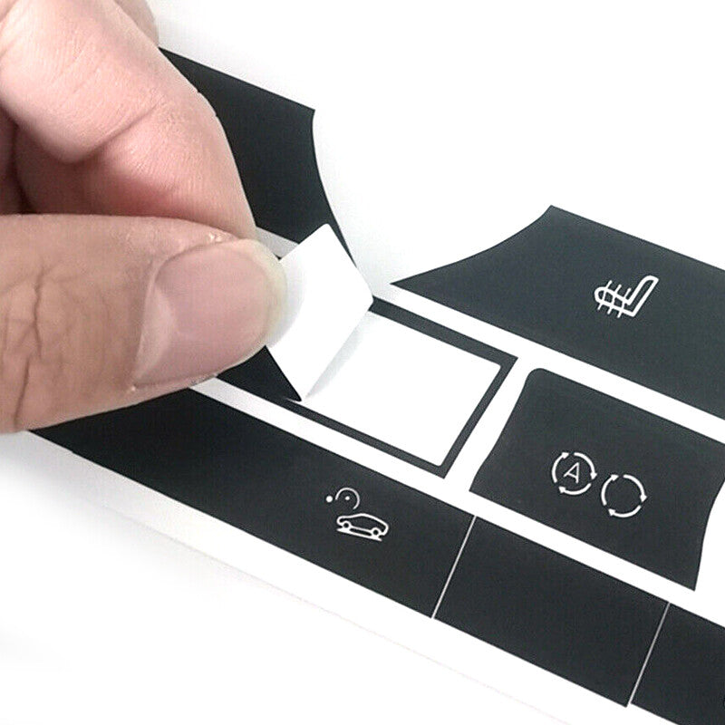 AC Dash Button Repair Decal Sticker Fit for BMW 325i 328i E90 E91 E92 2006-2011